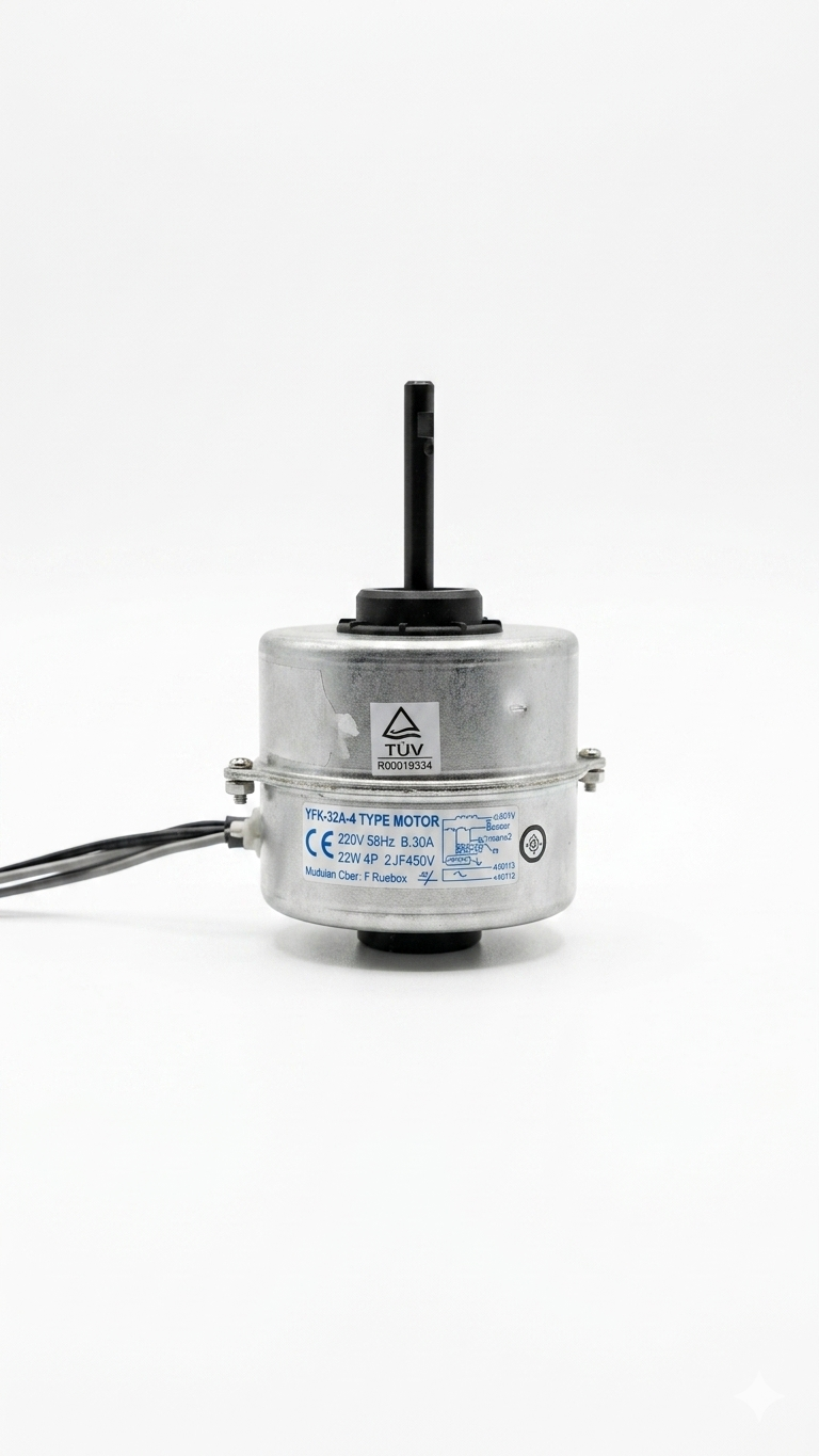 YFK-22A-4 Klima İç Ünite Fan Motoru - 22W